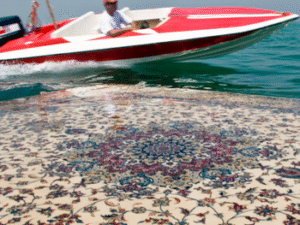 Jalal Sepehr - Water and Persian rugs, II